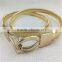 Fancy strech chain metal women belt