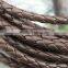 Bolo Braided Round Leather Cords |100% Genuine Leather 3mm Braided Bolo Cord Round