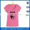 Custom Fashionable Printing Women T-shirt With Gradual Color