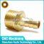 Custom Precision CNC machined copper tube fitting