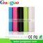 Guoguo 2016 best selling fast charging pocket dual usb 12000mAh power bank for samsung