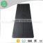 Black polyurethane rubber yoga mat without latex