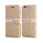 LZB hot selling silk grain flip leather case for samsung galaxy A8