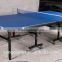 Blue table surface adjustable table Tennis ball machine