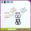 Hot sale shiny metal label clothing embellishments for pants