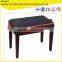 high quality adjustable wooden piano bench