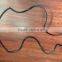 Hitachi EX-6 excavator front upper windshield GLASS seal rubber