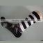 GS custom beautiful scenery design cotton striped design heat transfer polyester men sublimatiom printed socks
