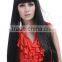 Wholesale straight long synthetic hair styles wig, factory direct sell hair products