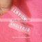 White flock thermal transfer label,flock letters for clothing