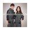 Composite Stretchy Fabric Windproof Full Zip Wind Jacket +pant sports suit