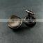 16mm Setting Gun Metal Black Round 3mm Deep Bezel Tray Charm Floating DIY Photo Cufflinks,wedding Cuff Links Blanks 1500039