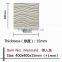 2016 cheap leather panel interior decor wall covering idea 3D wave panel (Mermaid )
