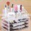 4 drawers acrylic cosmetic display lipstick stand holder