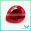 New Product&Best price 6*8mm pear cut 8# synthetic corundum dove blood lab created ruby stone