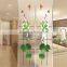 coforful flower design door glass