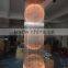 3.5 meters long fiber optic chandelier for hotel, casino, restaurant decoration