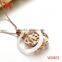 Ceramic Mechanical design Pendant Sweater Chain Necklace for Women