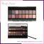 16 color private label eyeshadow 4 color blush palette