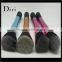 Flat top cosmetic long handle foundation makeup brush
