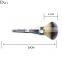 Two color hair metal handle angular concealer brush
