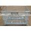 metal container/Metal storage Basket/Wire Mesh Box/Collapsible Warehouse pallet