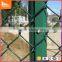 Fence for school yard pvc coated green color top quality chain link fencing