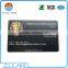 Custom cr80 Matte Black Plastic PVC Card