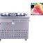 flat pan fried ice cream machine / rolled ice cream machine