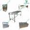 Funeral service morgue stainless steel mortuary stretcher