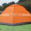 2017 new 4 Person 2 Layer camping tent,outdoor tent with With Fiberglass Pole