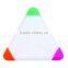 3 in 1 Triangle Shaped Highlighter Pen Maker/multi Colored Highlighter Pen/office & School Supplies