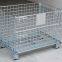 Collapsible folding metal storage cages with wheels