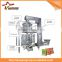 Best sale chips snack packing machine sauce packing machine pillow packing machine