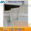 White powder coat Aluminum Extrusion profile for window use