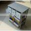 Exclusive fashion design high quality handmade customized wooden cabinet with wicker drawers