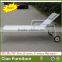 Patio furniture outdoor sun lounge with wheels