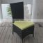Outdoor Furniture Glass Table and Armless Chair, Morden Dining Table and Chair Furniture Garden Furniture