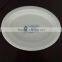 White & beige color Round Shape biodegradable sugarcane bagasse plate