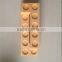 customized design wooden tray with holes