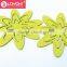 Wall Stickers DIY wood 3D flower shape Home Decal Living Room Murals Wall wood furniture sticker Decor