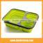 Silicone Lunch Box, Folding Lunch Box, Silicone Microwave Food Container