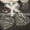 wedding party decoration & gift use heart shaped glass photo coaster