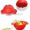 Household KItchen Accessory Silicone Food Draining Stainer Basket /Fiilter