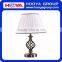 13" White Antique Brass LED Bulb Table Lamp Bedroom Night Light
