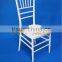 white wedding resin banquet hall chairs