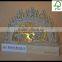 Father Christmas cut wooden laser cutting