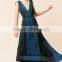 Long Weddings Bridesmaid Ball Gown Dresses Evening Long Pleated Front and Back V-neck Summer Dresses HSD5045