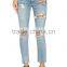 New Fashion 2017 Comfortable Sexy Ladies Jeans Pants Designs