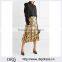 Wholesale Women Apparel Latest Multicolor Pleated Printed Silk-twill Midi Skirt(DQE0394SK)